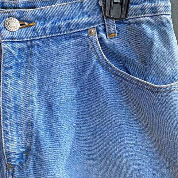 (4 / $40) Vintage Memphis Curvy Fit Blue Jeans SZ 14 - Picture 5 of 9